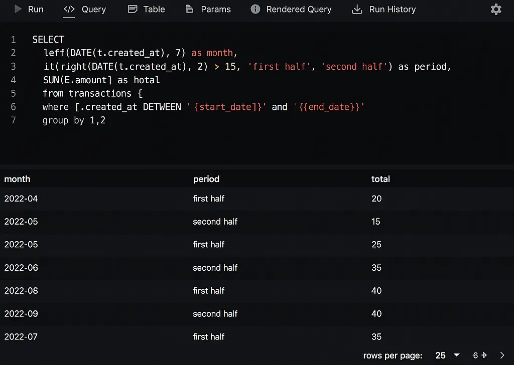 Query Builder With Liquid