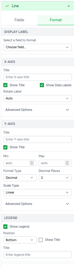 X/Y Chart Format Options