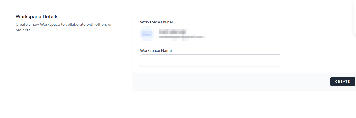 Workspace Creation Form
